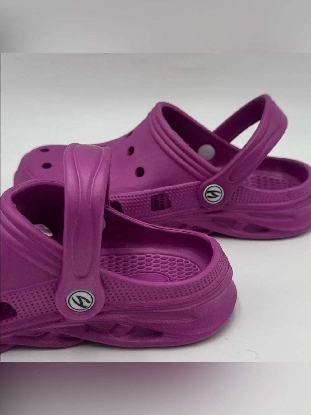 Kids Purple Slip-On Clog Sandals